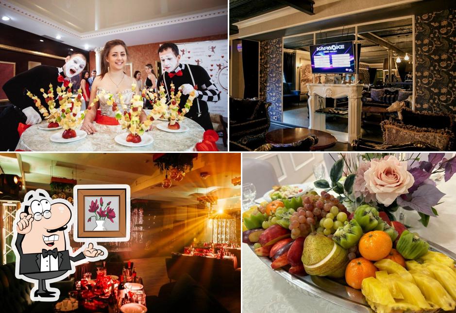 Посмотрите на внутренний интерьер "Банкета холл"