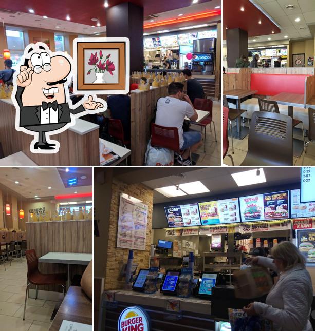 Интерьер "Бургер Кинг"