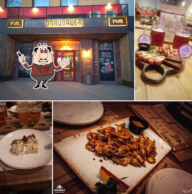 Еда в "Braubauer"