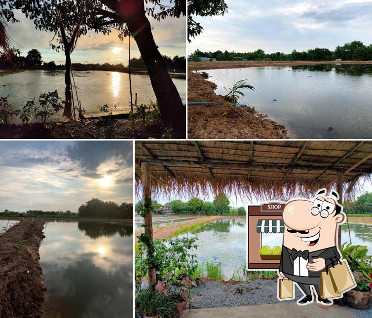 บ่อตกปลาบ้านบึงบัว วิหารแดง
