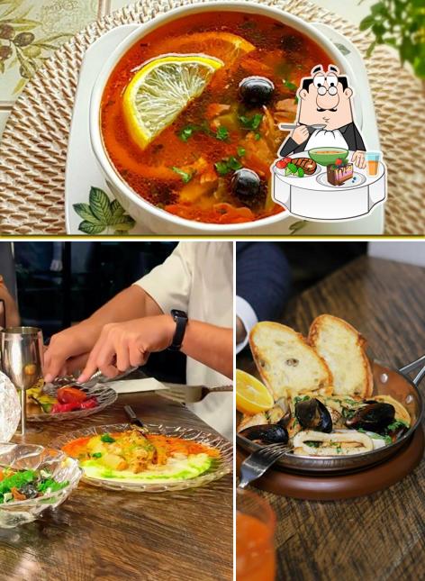 Китайский кисло-острый суп в "Safa hall"