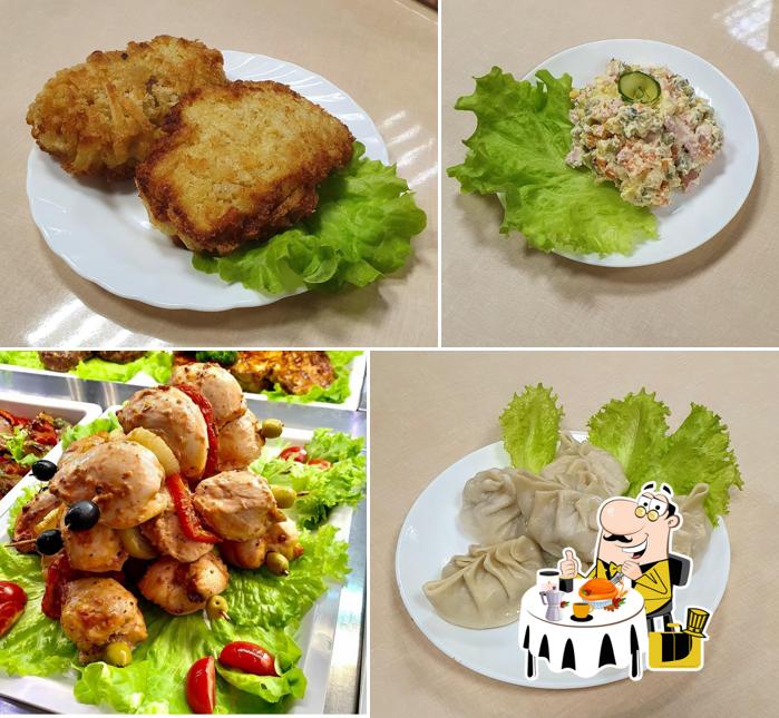 Еда в "Кафе пирагoff"