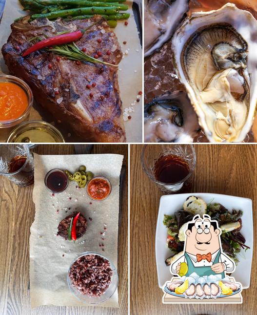 Устрицы в "Aquarium"