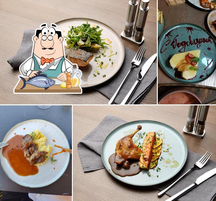 Лосось гриль в "Соул"