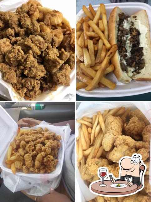 Red Shark Fish and Chicken