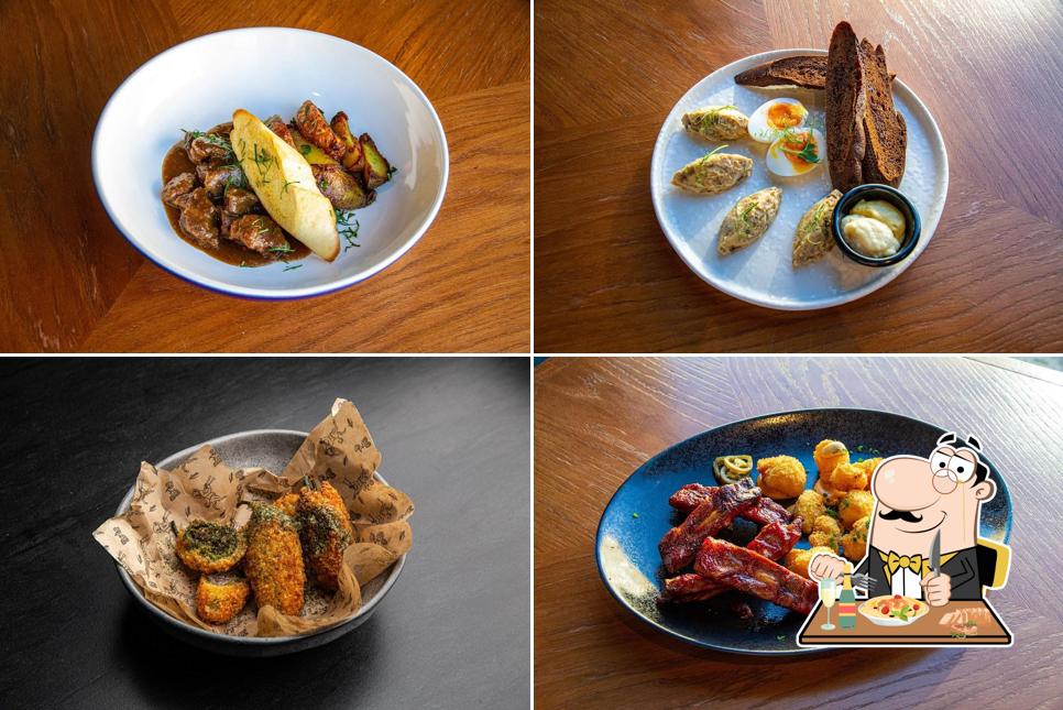 Еда в "Brasserie Lambic"