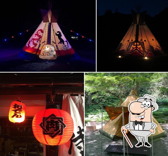 BBQ城、（民宿、アウトドア、キャンプ、温泉近、バーベキュー）
