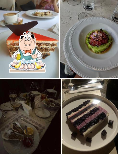 Устрицы в "Cafe de Paris"