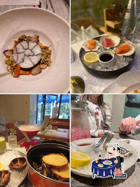 Сашими в "Atlantica Bistro"