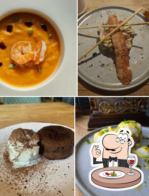 Блюда в "Рельсе"