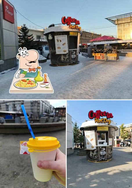 Hot dog+ Coffee in