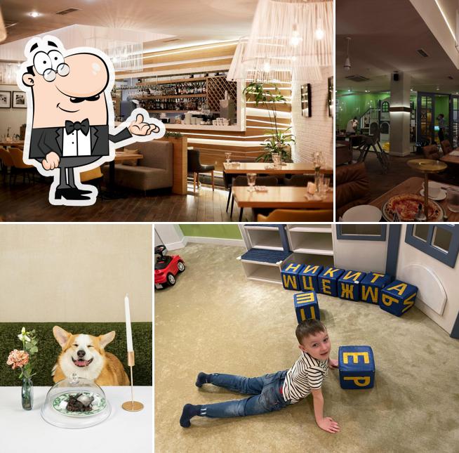 Посмотрите на внутренний интерьер "Боны Капона"