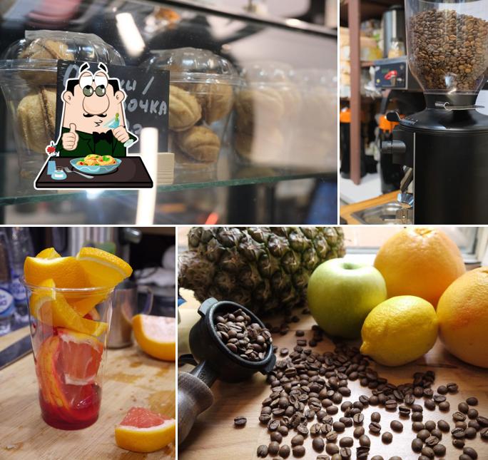 Еда в "Кофейне Синкопа"