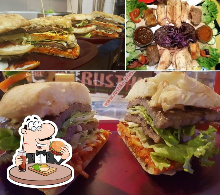 "Rustiko" предлагает большое количество вариантов для любителей гамбургеров