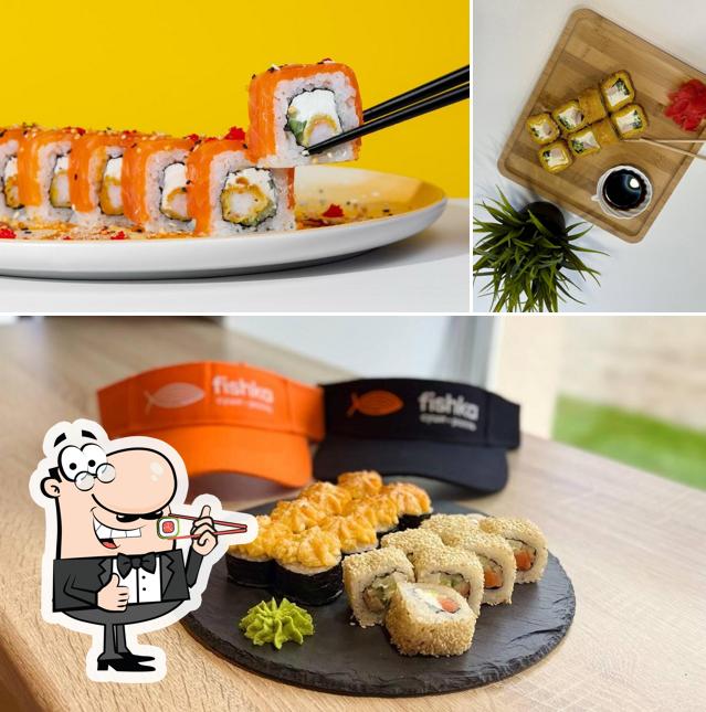 В "Фишка" подают суши и роллы