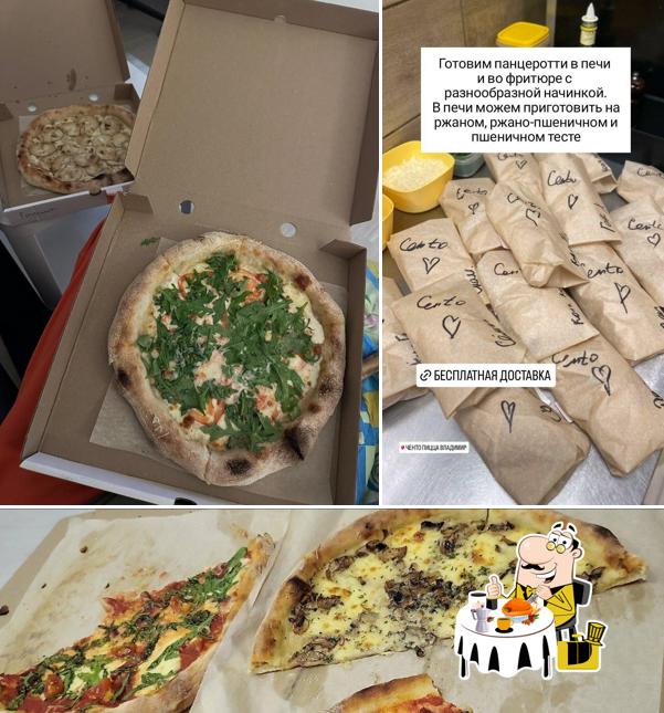 Еда в "Пиццерия Ченто Пицца"