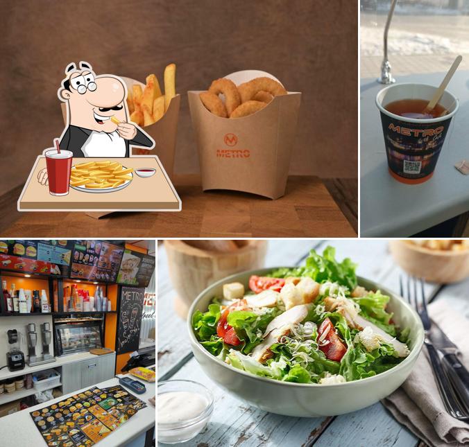 Картофель фри в ""МЕТРО""