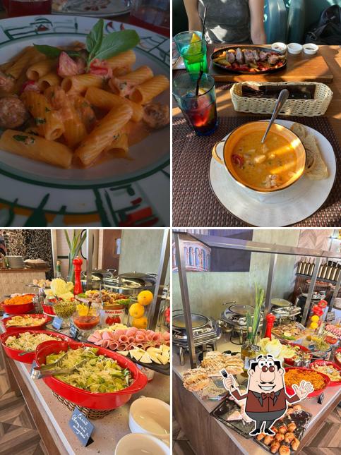 Еда в "Мама Рома"