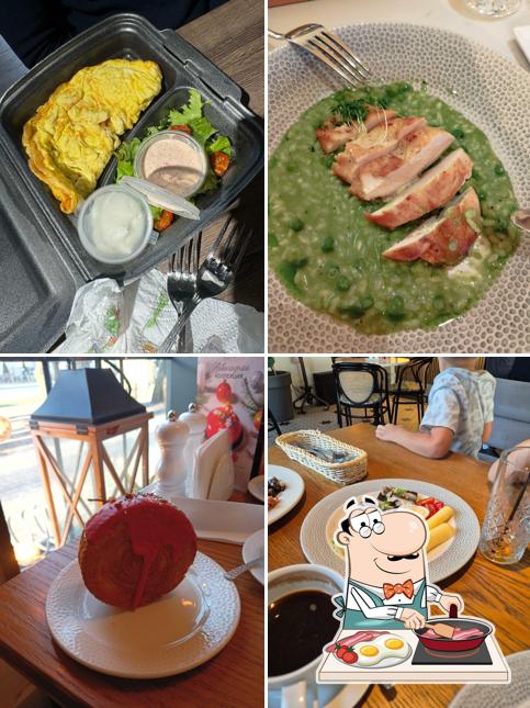 Омлет в "Круассане-кафе"