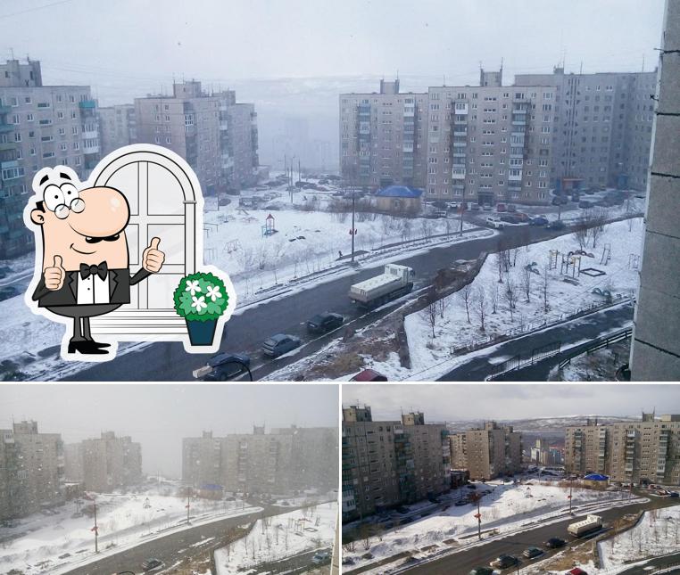 Наслаждайтесь видом , который открывается из "пиццы 51"