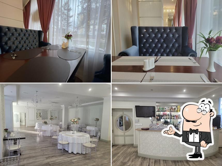 Посмотрите на внутренний интерьер "Пятеро Друзей"