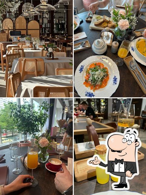 Посмотрите на внутренний интерьер "Mosca"