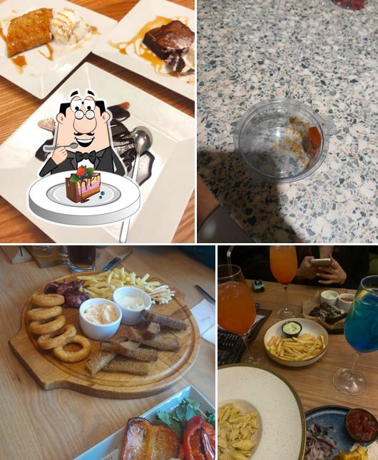 Шоколадный торт в "Углях"