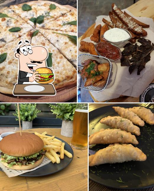 В "Норе бар крафтового пива" вы можете отведать гамбургеры