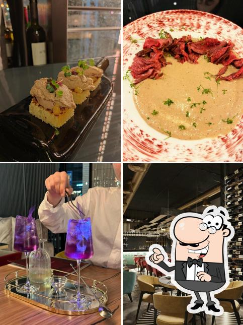 Внутреннее оформление и еда - все это можно увидеть на этой фотографии из Нобель