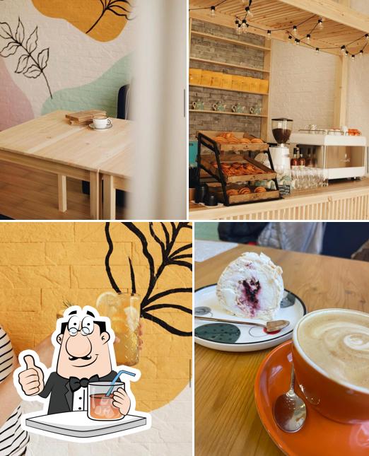 Напитки и внутреннее оформление в Мама Испекла