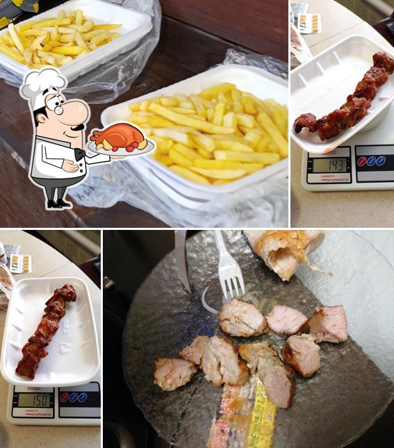 Мясо на углях