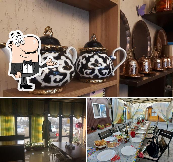 Посмотрите на внутренний интерьер "Кафе Ташкент"