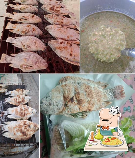 ร้านน้องน้ำปั่นปลาเผา