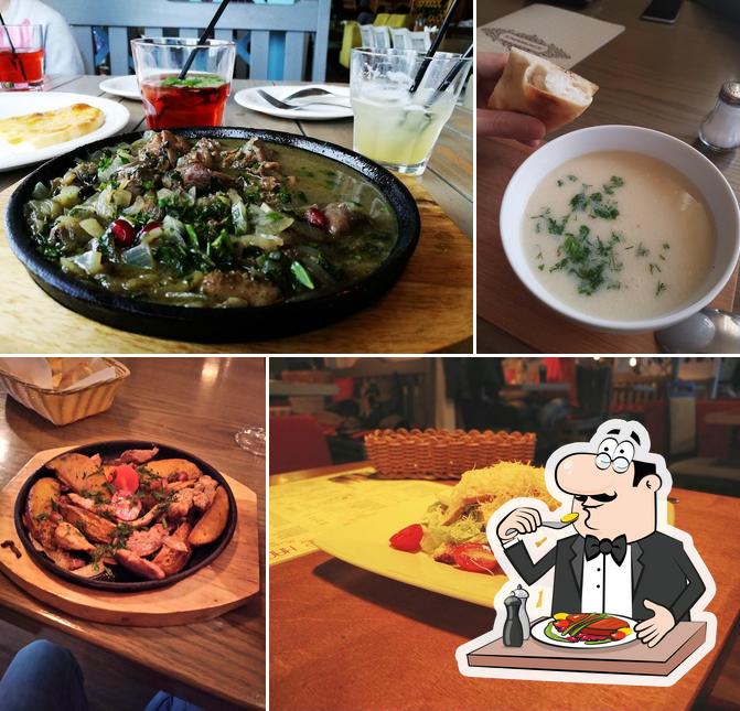 Блюда в "Хинкали Отдыхали"