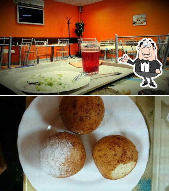 Кофе и пончики