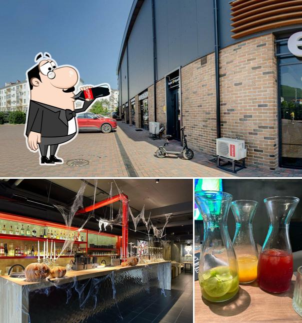 Помимо прочего, в Грейсон есть напитки и внешнее оформление