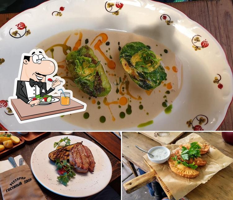 Блюда в "Гостином дворе"