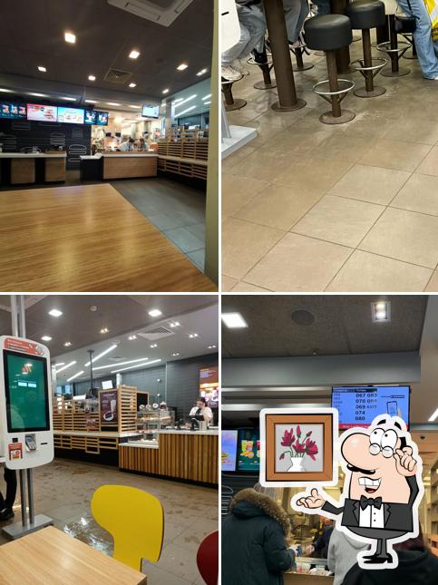 Посмотрите на внутренний интерьер "Вкусно — и точка"