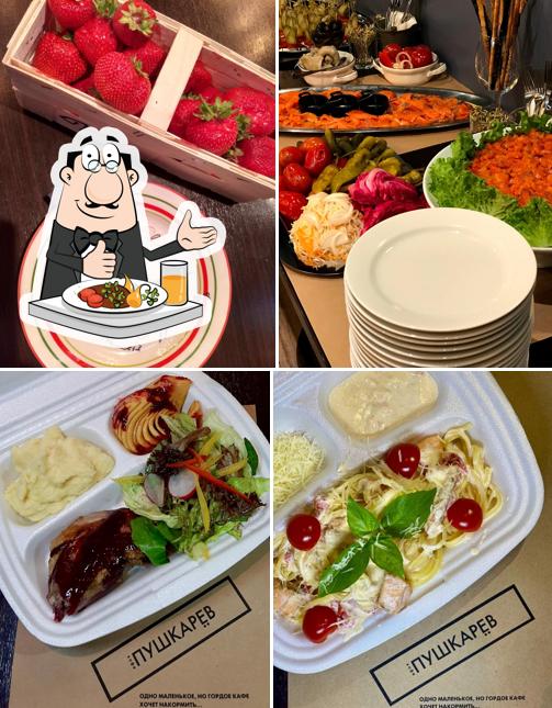 Блюда в "Арте кафе Пушкарев"