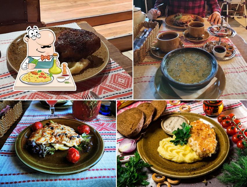 Еда в "Трактире Хлебникове"