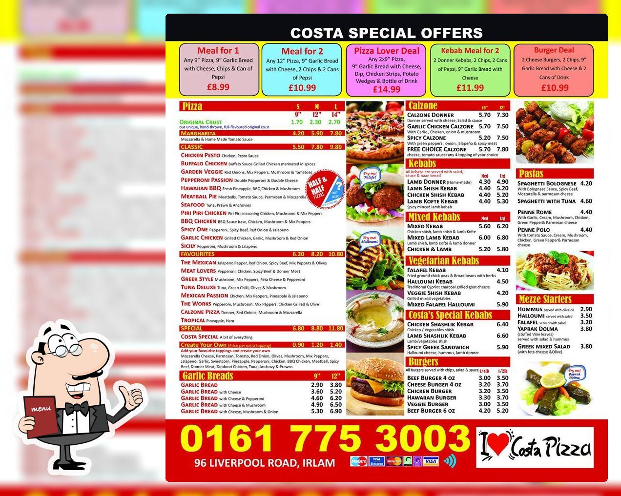 Costa pizza