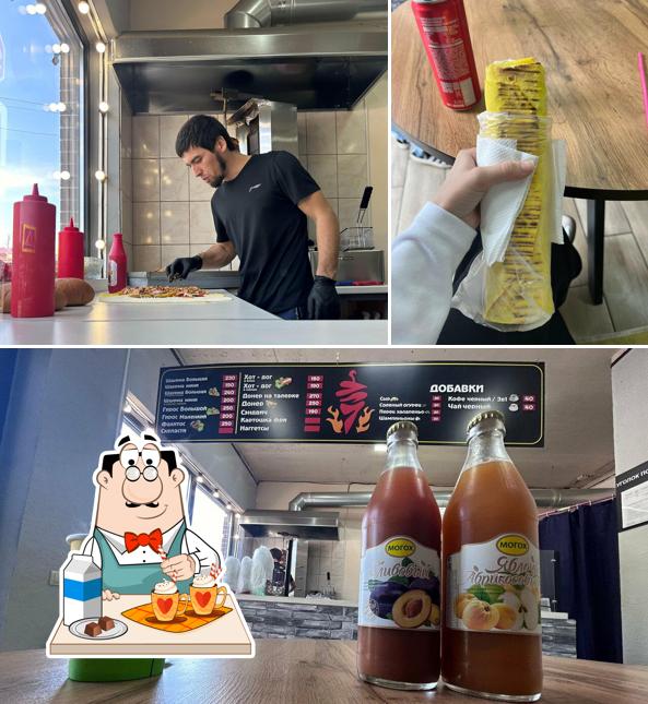 Насладитесь напитками в атмосфере "Шаурма и точка"