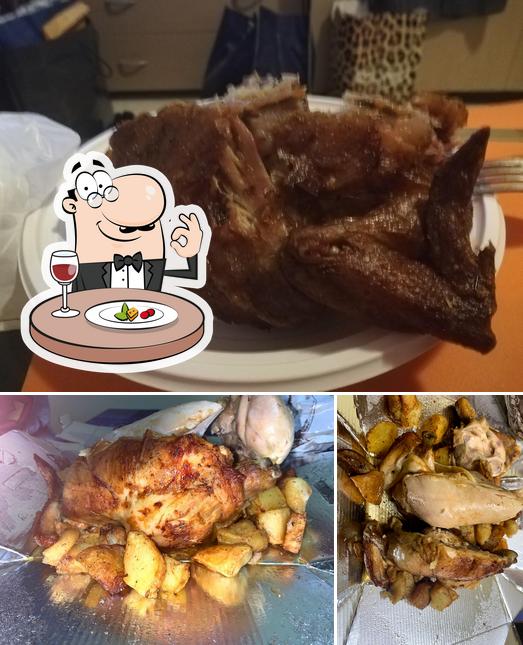 Pollo a Legna