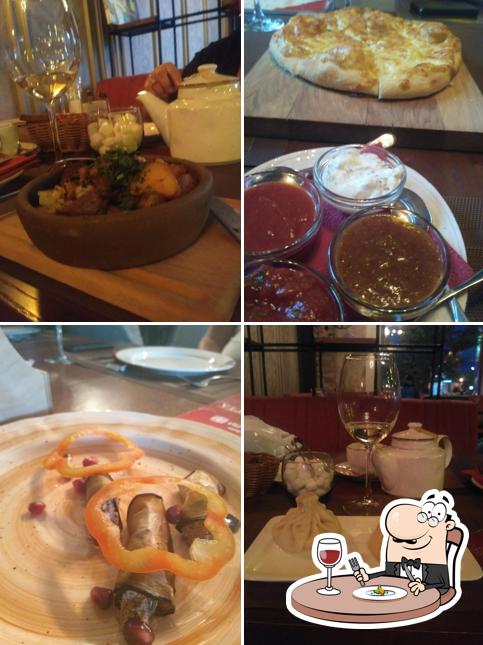 Хинкали и вино