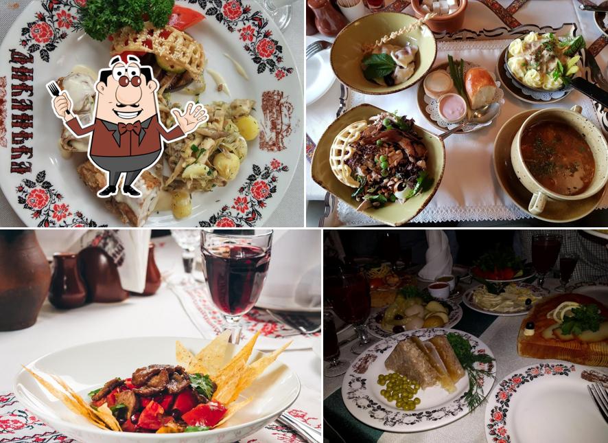 Еда в "Диканьке"