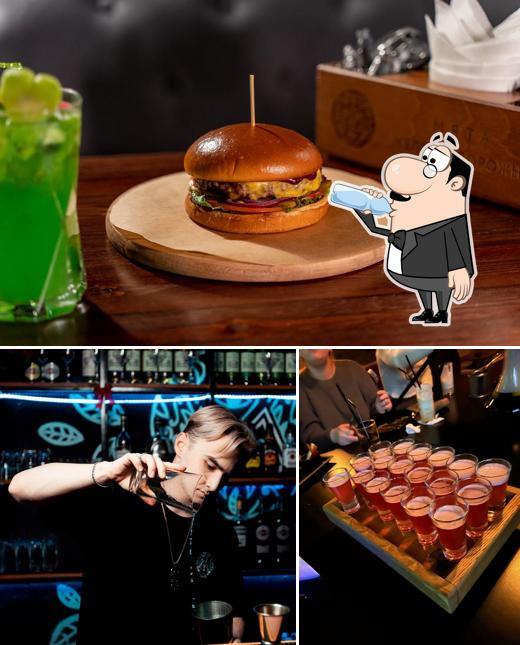 В Мята Lounge есть напитки, бургеры и многое другое