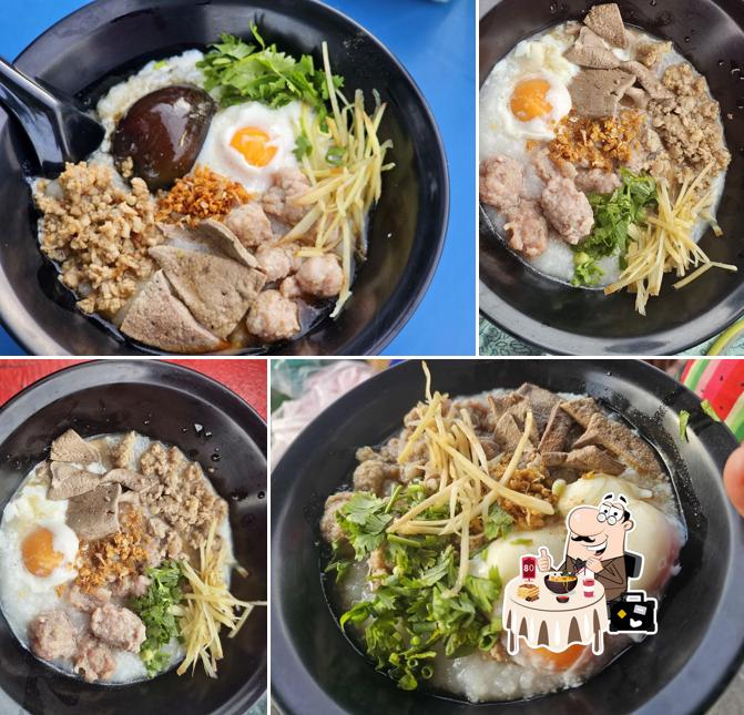 ร้านโจ๊กหมูหน้าองค์อนุสรณ์ดอนเจดีย์