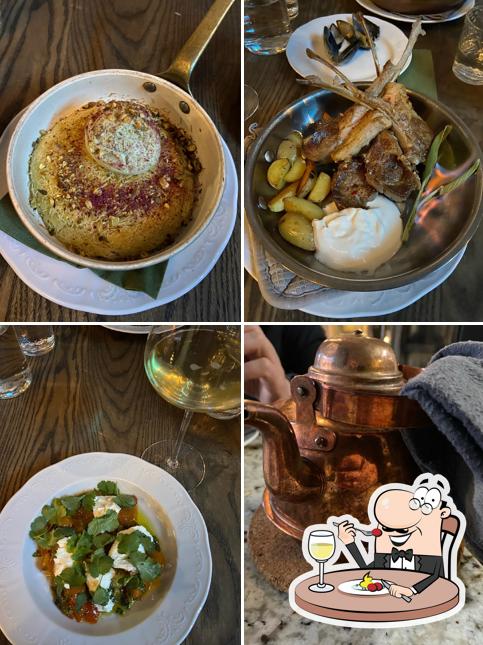 Блюда в "Saviv израильском бистро"