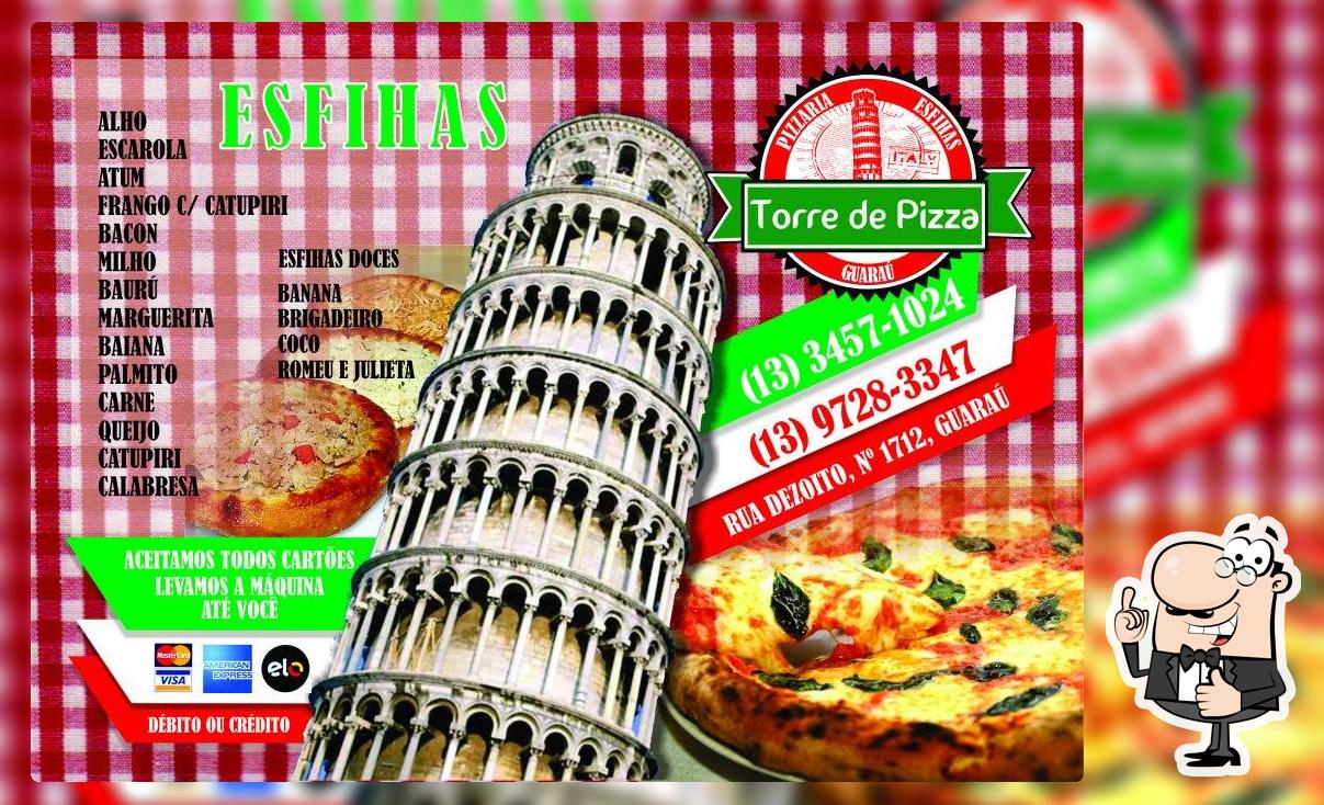 Torre de pizza Peruíbe SP