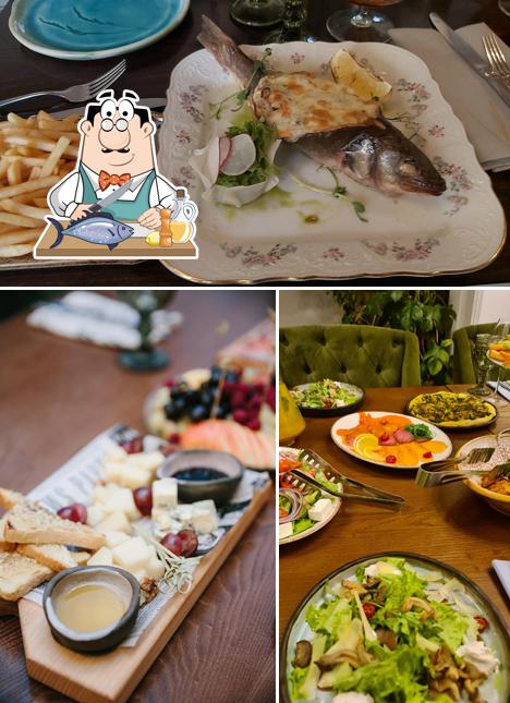 Лосось гриль в "Дивном Саде"